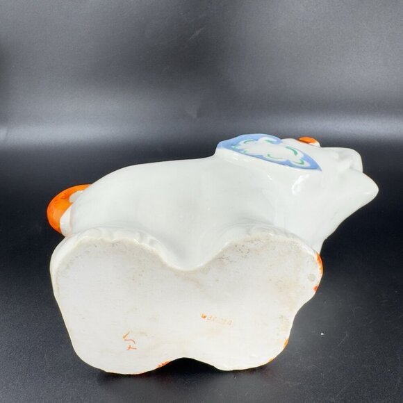 Antique German Pottery Elephant Shaped Sugar And Creamer Set Marked Germany VTG - Picture 13 of 16